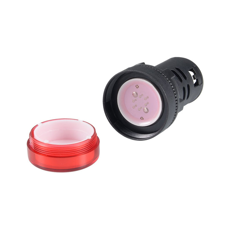 [Australia - AusPower] - uxcell 4Pcs Red Green Yellow Indicator Light AC/DC 24V, 22mm Panel Mount, for Electrical Control Panel, HVAC, DIY Projects 