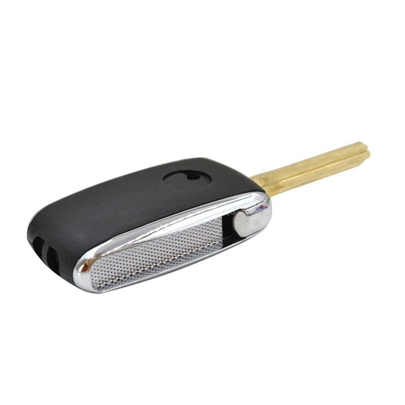 [Australia - AusPower] - KEMANI Uncut Blade Modify Flip Folding Remote Key Shell Refit For Toyota Camry Avalon Corolla Matrix RAV4 Venza Keylless Fob Case 4 Button No chips 