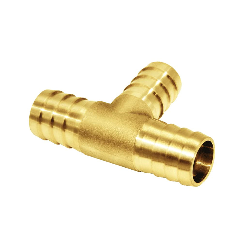 [Australia - AusPower] - Joywayus 3/4"x5/8"x3/4" ID Hose Reducing Barb Tee 3 Way Union Fitting Intersection/Split Brass Water/Fuel/Air 3/4"x5/8"x3/4" 