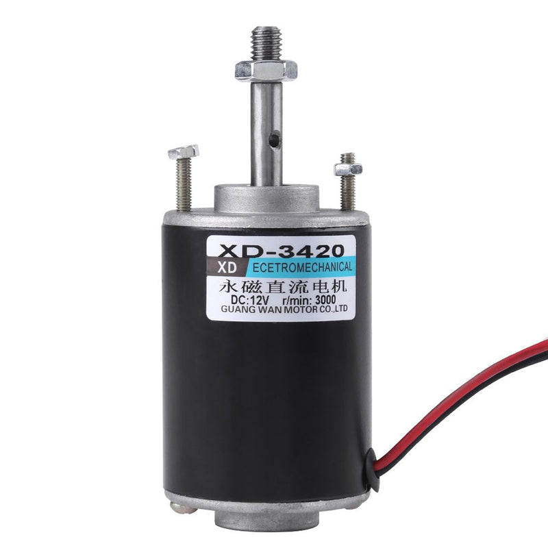 [Australia - AusPower] - 12/24V DC Motor 30W High Speed CW/CCW Permanent Magnet DC Motor for DIY Generator(12V 3500rpm) 