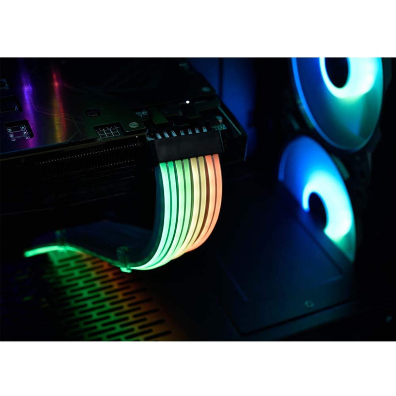[Australia - AusPower] - LIAN LI PW8-V2 ADDRESSABLE RGB STRIMER Plus 8-PIN, white STRIMER PLUS V1 