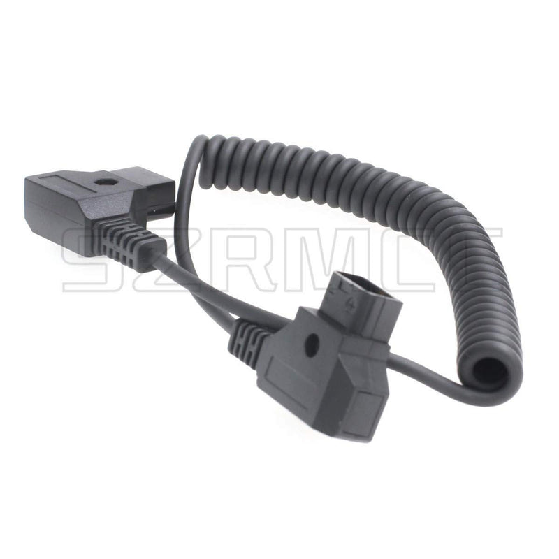 [Australia - AusPower] - SZRMCC D-Tap Male to D-Tap Male Extension Adapter Coiled Cable for Anton-Bauer Battery to DSLR Rig Camera Photography Devices 