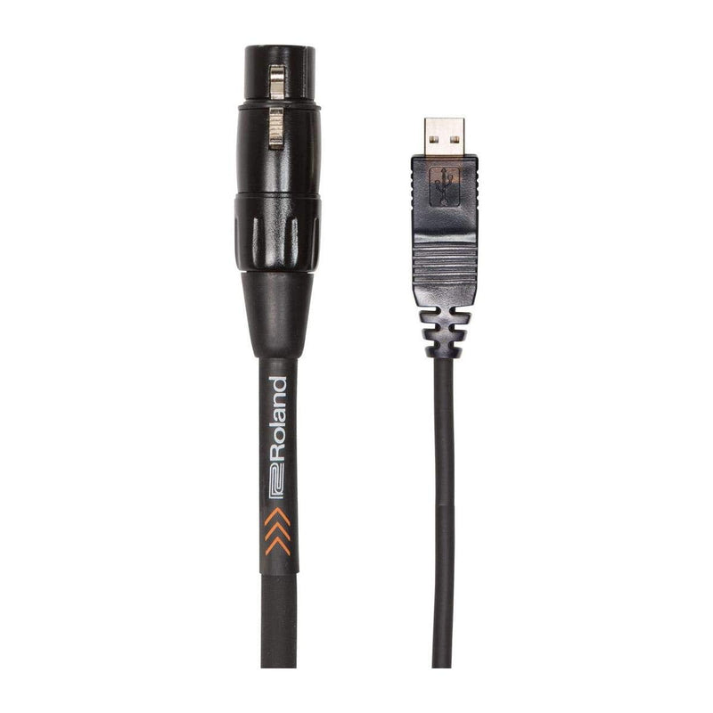 [Australia - AusPower] - Roland RCC-10-USXL Black Series Interconnect USB to XLR 10ft Cable, 10 feet (RCC10USXF) 