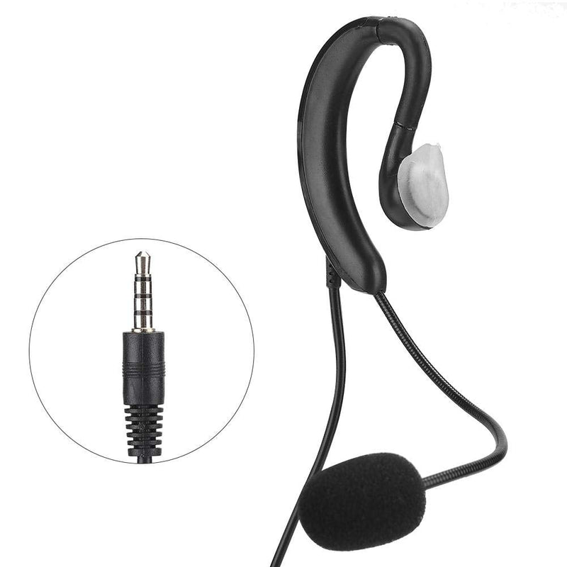 [Australia - AusPower] - Earhook Type Microphone, Mobile Phone Headset Tablet Earphone MIC, Noise Cancelling Function, for Conferencing, Gaming, Chating 