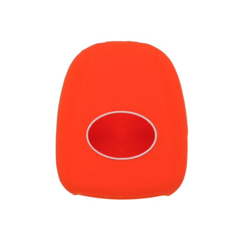 [Australia - AusPower] - SEGADEN Silicone Cover Protector Case Holder Skin Jacket Compatible with TOYOTA 4 Button Remote Key Fob CV2407 Orange 