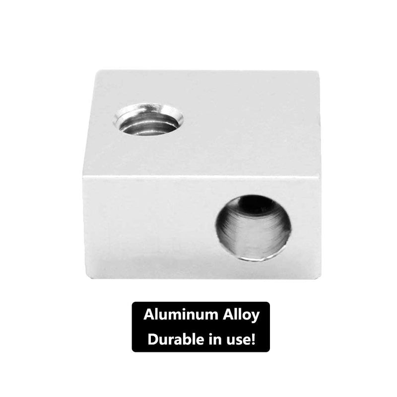 [Australia - AusPower] - Saiper Aluminum Heater Block Specialized for MK7 MK8 Makerbot Reprap 3D Printer Extruder Kit (Pack of 5pcs) 