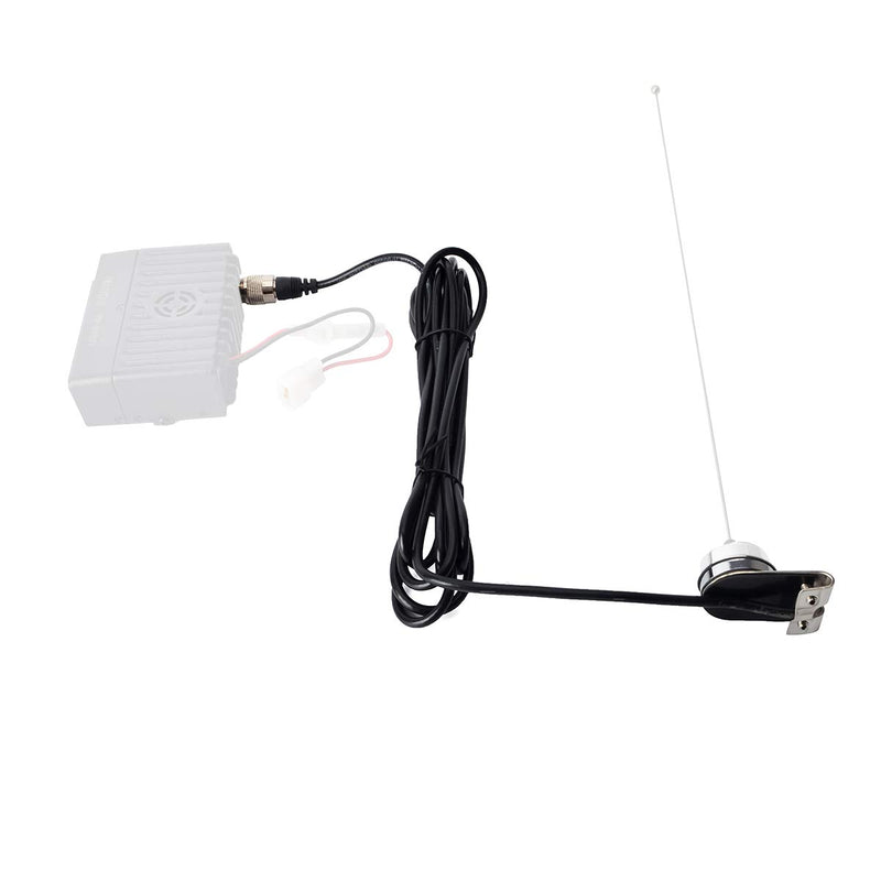 [Australia - AusPower] - HYSHIKRA NMO Antenna Bracket Mount with 4m (13.1ft) RG58 Cable with PL259 UHF-Male Connector for ICOM Yaesu Midland Motorola Mobile Radio Transceiver 