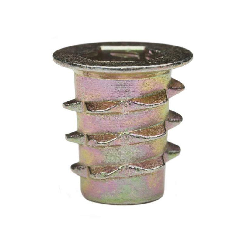 [Australia - AusPower] - E-Z Lok Threaded Insert, Zinc, Hex-Flanged, M6-1.0 Internal Threads, 13mm Length (Pack of 50) 
