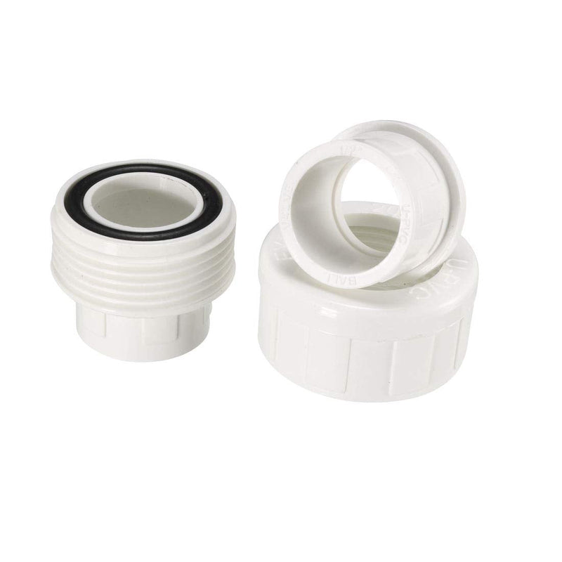 [Australia - AusPower] - uxcell 20mm Inner Dia Slip PVC Pipe Fitting Union Solvent Socket Quick Connector 4pcs 