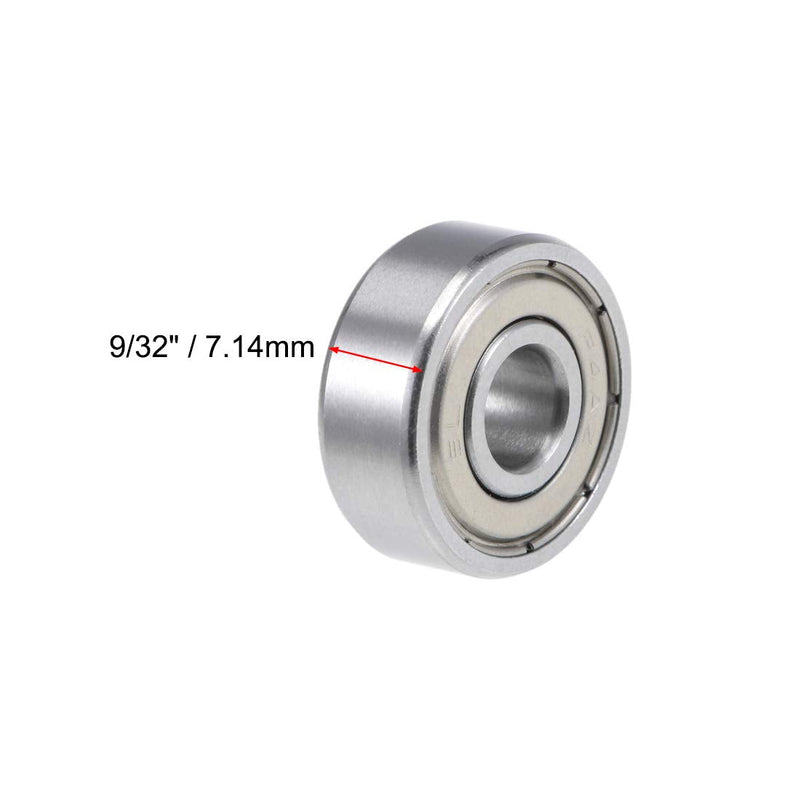 [Australia - AusPower] - uxcell R4AZZ Deep Groove Ball Bearing 1/4-inchx3/4-inchx9/32-inchShielded Z2 Lever Bearings 10pcs 1/4"x3/4"x9/32" 
