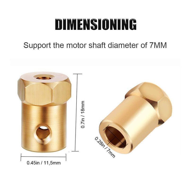 [Australia - AusPower] - 6PCS Turntable motor Synchronous Synchron Motor 50/60Hz AC 100~127V CCW/CW 4W 5-6RPM/MIN CCW/CW with 7mm Flexible Coupling Connector For Cup Turner,Hand-Made, School Project, Model (5-6RPM) 