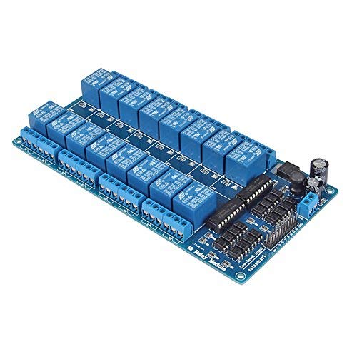 [Australia - AusPower] - ACEIRMC 12V 16-Channel Relay Interface Board Module Optocoupler LED LM2576 Power for Arduino DIY Kit PiC ARM AVR 