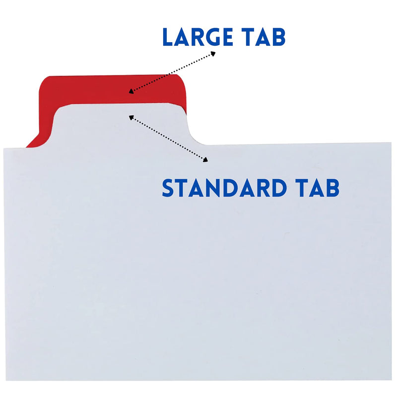 [Australia - AusPower] - 1InTheOffice Binder Dividers with Tabs, Three Ring Binder Dividers with Tabs, 8 Tab Dividers, Big Tab Write-On Paper Dividers, Multicolor, 4/Pack 