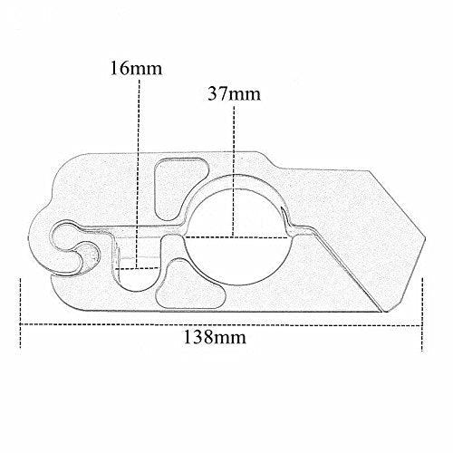 [Australia - AusPower] - Motorcycle Grip Lock Handlebar Throttle Security Lock Anti-Theft Scooters fit for ATV Motorcycles Dirt Street Bike (Blue) Blue 