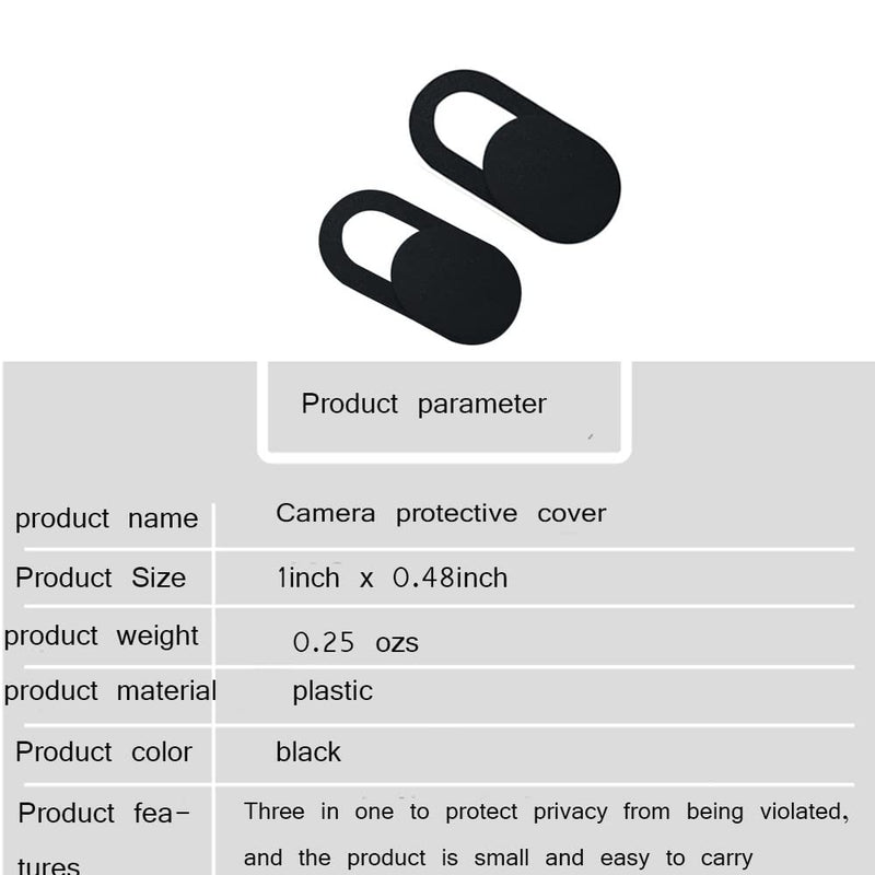 [Australia - AusPower] - 6 Pieces of Phone Camera Cover Webcam Cover for Laptop Better Protect to Privacy 