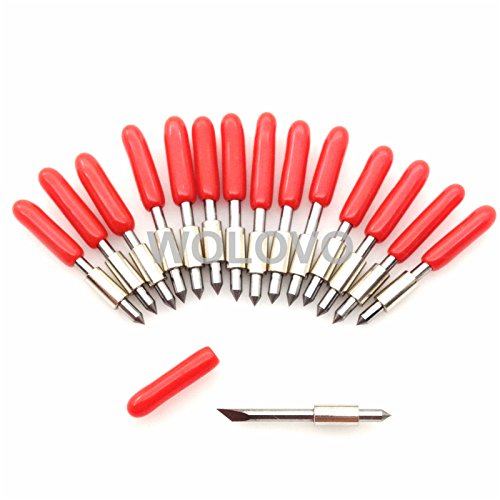 [Australia - AusPower] - 15pcs 45 Degree Graphtec CB15/CB15U Vinyl Cutter Plotter/Printer Blades 