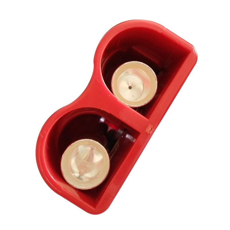 [Australia - AusPower] - 350A Battery Connector 2/0 AWG 350A 600V Plug,Quick-Connector Disconnector Housing 2-Pole (Red) Red 