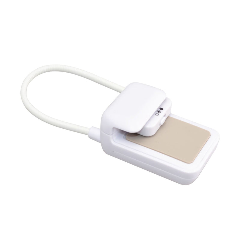[Australia - AusPower] - TFY Clip-on LED Reading Light with 2 Levels of Lumen Intensity for Kindle, Other e-Readers, Tablets, Books Plus Bonus Hand Strap Holder for 6 inch Kindle e-Readers - White 
