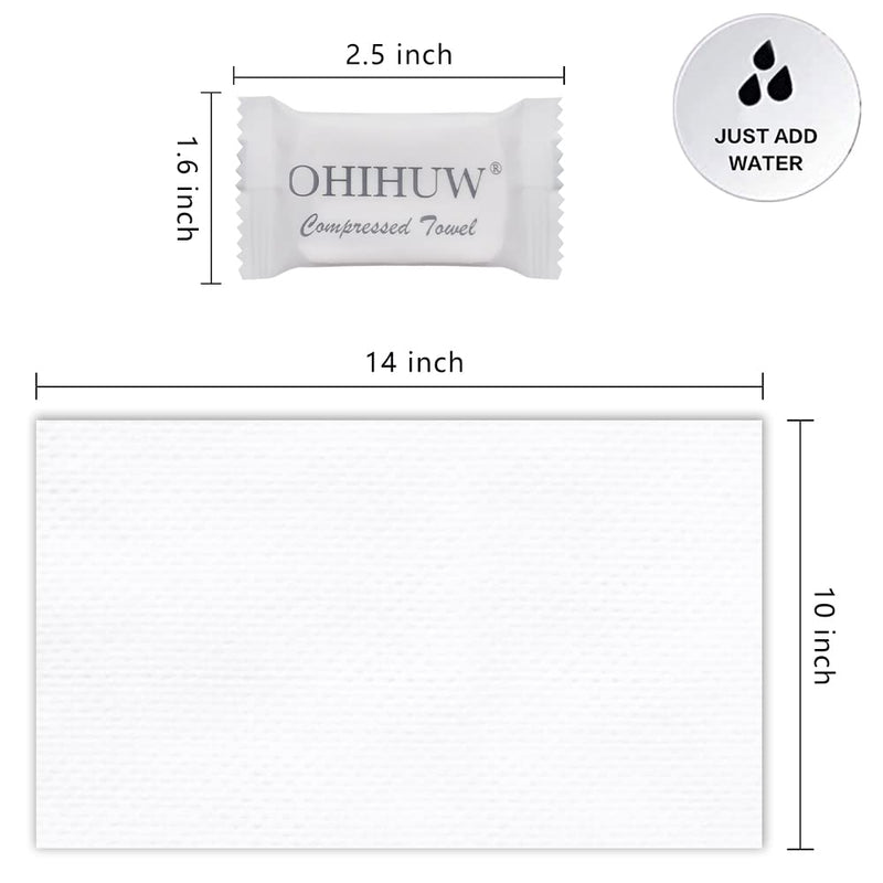 [Australia - AusPower] - Disposable Towel Thicker Style Magic Compressed Towel Large Size Coin Tissue Portable Washcloth Reusable for Travel Camping Hiking Outdoor Sports Beauty Salon 