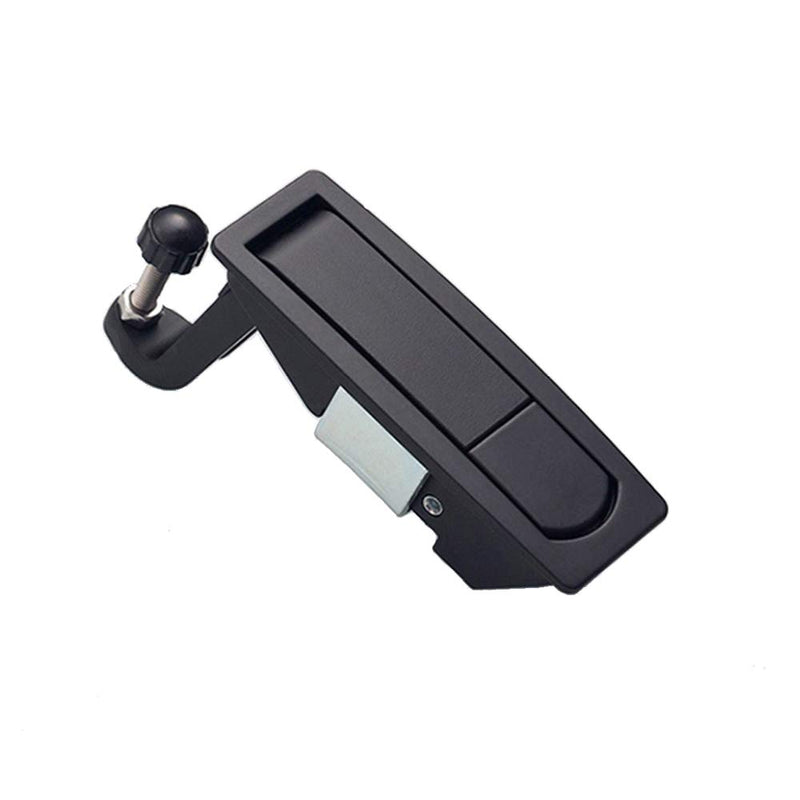 [Australia - AusPower] - 2PCS Compression Latch Lock Trigger Latch Lock Smith Series Zinc Alloy Adjustable Lever Hand Operate Black Keyless 
