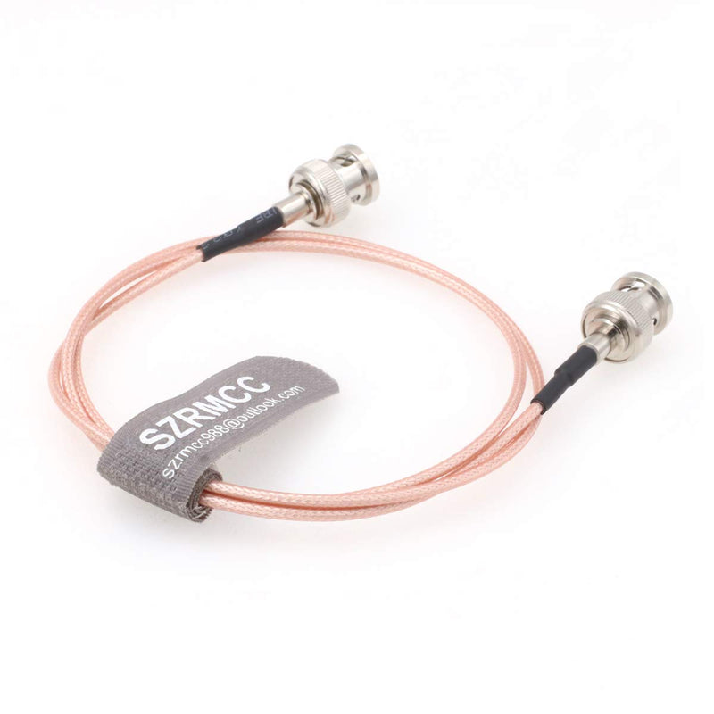 [Australia - AusPower] - SZRMCC BNC Male to BNC Male 75ohm HD-SDI 3G RG179 Video Coaxial Cable for ARRI RED Blackmagic Cameras Atomos SmallHD Monitor (80cm) 80cm Straight to Straight 