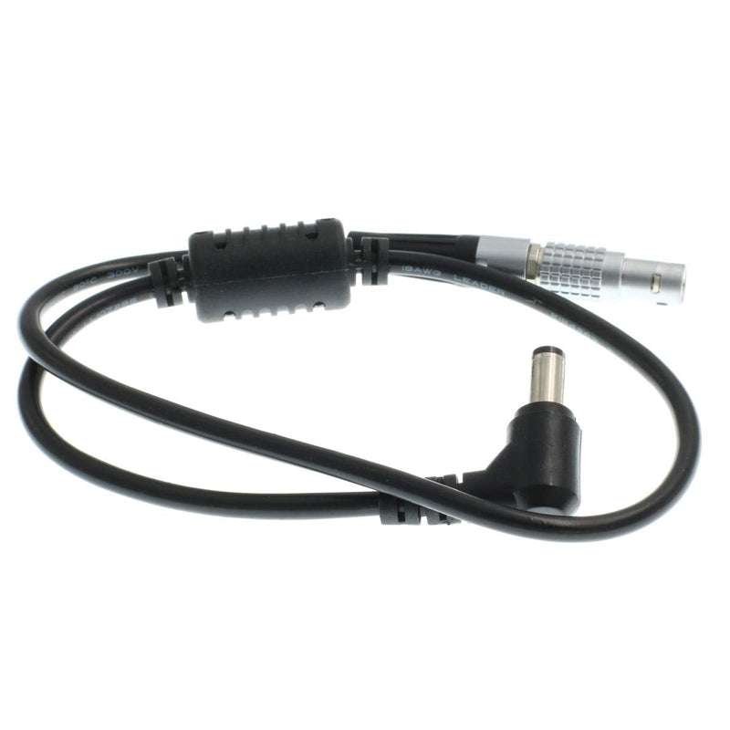 [Australia - AusPower] - Eonvic 2-Pin Male Teradek Bolt Power Cable Right Angle DC Jack 2.5mm Straight 2pin to Right Angle DC 