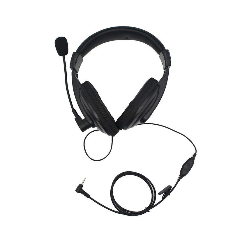 [Australia - AusPower] - GoodQbuy® Professional Noise Cancelling Radio Overhead Headsets Headphones with VOX-PTT Boom Mic for Motorola MH230R MT350R MT352R MS355R MR355R Talkabout 2 Two Way Radio Walkie Talkie 1-pin 