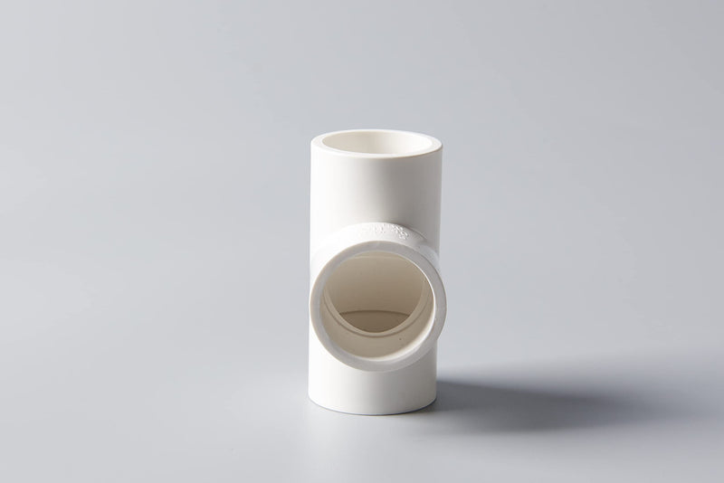 [Australia - AusPower] - Rainbow Dream 1/2 Inch PVC Tee Pipe Fitting Adapter (Socket x Socket x Socket) - 15 Pack, White 