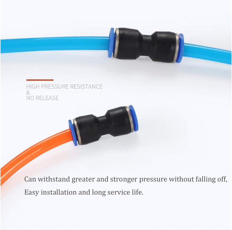 [Australia - AusPower] - 10mm Quick Fitting, 3/8” OD Push to Connect Pipe Tube Straight Fittings, Pneumatic Air Line Connector 20Pcs 10mm 