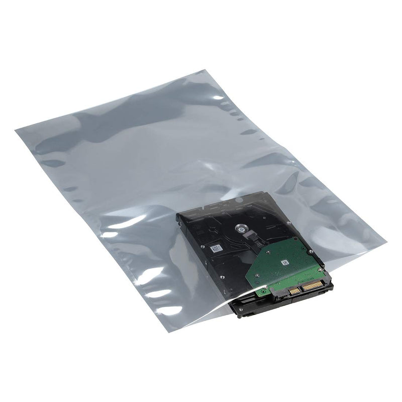 [Australia - AusPower] - uxcell Antistatic Shield Shielding Bag, Flat Open Top Anti Static Bag for Electronic Devices, 10x14 inch(250x350mm), 10 PCS 
