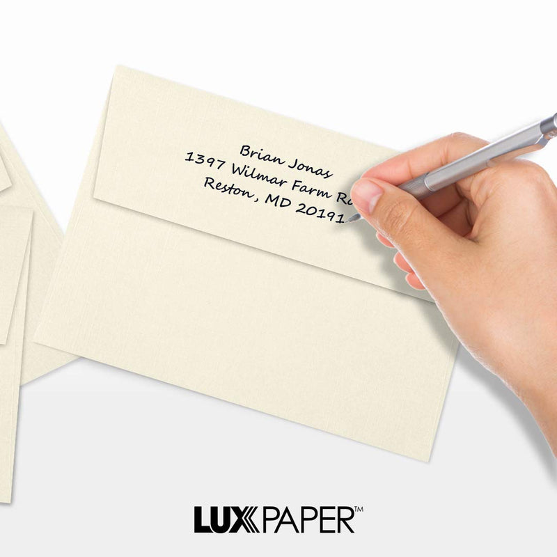 [Australia - AusPower] - A7 Invitation Envelopes w/Peel & Press (5 1/4 x 7 1/4) - Natural Linen (50 Qty.) | Perfect for Invitations, Announcements, Sending Cards, 5x7 Photos, Weddings | 4880-NLI-50 50 Qty. 