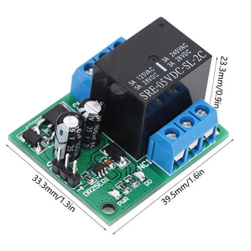 [Australia - AusPower] - DR25E0 Relay Module DPDT Relay Module Double Pole Double Throw Bistable Relay Module Board (6-24V) 