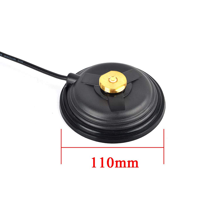 [Australia - AusPower] - UAYESOK 4.3inch NMO Magnetic Mount,14KG Suction Mobile Radio Antenna Base W/5M RG58 Coaxial Cable PL-259 Plug for Vehicle Truck NMO CB/HF/VHF/UHF Antenna 