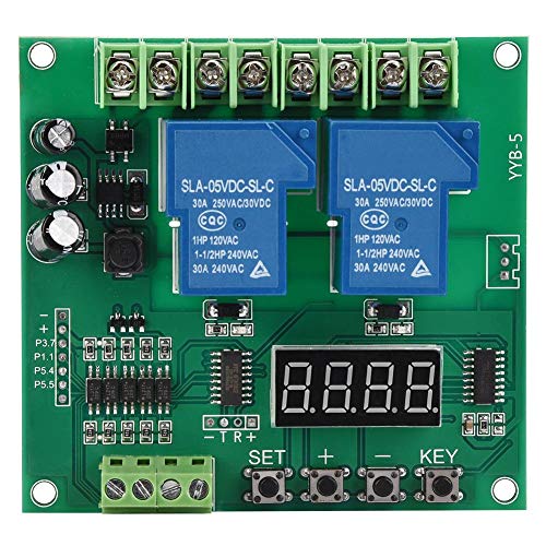 [Australia - AusPower] - YYB-5 12v 24v Motor Forward/Reverse Control Board Two-way Relay Delay Timing Cycle Module 