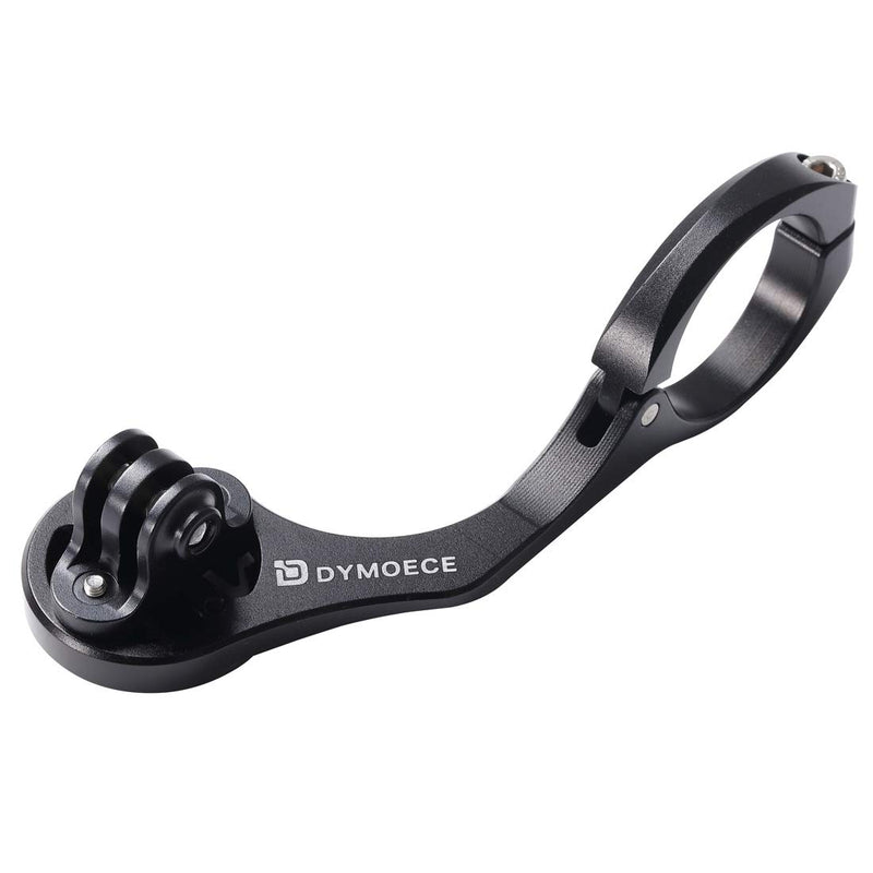 [Australia - AusPower] - Dymoece Aluminium Alloy Out Front Bicycle Computer Combo Handlebar Mount for Garmin Edge 200 500 510 520 800 810 820 1000 1030 and Sport Action Camera,Compatible Handlebar Sizes 31.8mm 25.4mm Black 
