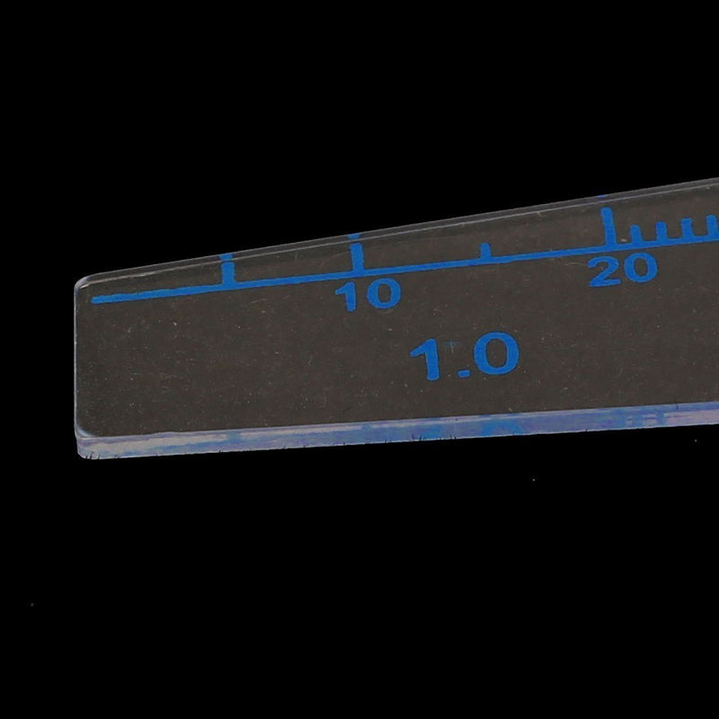 [Australia - AusPower] - Rannb Plastic Metric Feeler Gauge 0.05-1mm Thickness 13 Blades Gap Measuring Tool 0.05-1mm 13 Leafs 