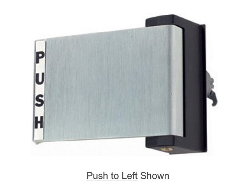 [Australia - AusPower] - Pacific Doorware Push Paddle Handle for Adams Rite Storefront Doors, Aluminum, Choose Handing (Push to Left) PUSH TO LEFT 