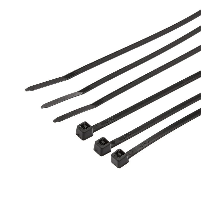 [Australia - AusPower] - Amazon Basics Multi-Purpose Cable Ties - 4-Inch/100mm, 200-Piece, Black 4 Inch 