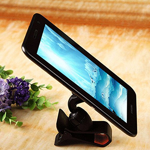 [Australia - AusPower] - ANGELANGELA Universal 360 degree Rotation Long Arm Lazy Flexible Holder Cradle Stand For Smartphones, One Clip-White 