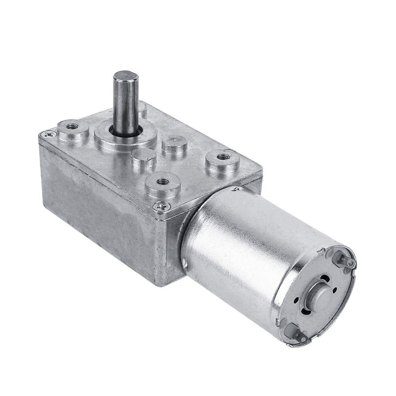 [Australia - AusPower] - DC 12V Gear Box Motor, CW/CCW Reversible High Torque Worm Geared Motor (40RPM) 40RPM 