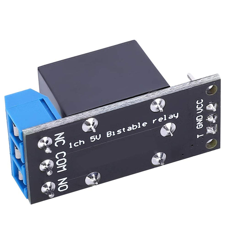 [Australia - AusPower] - Relay Control Module, Metal SL25A01 Low Level Trigger 5V 1-Channel Self-Locking Relay Module Low Level Control Switch Bistable Relay Module 