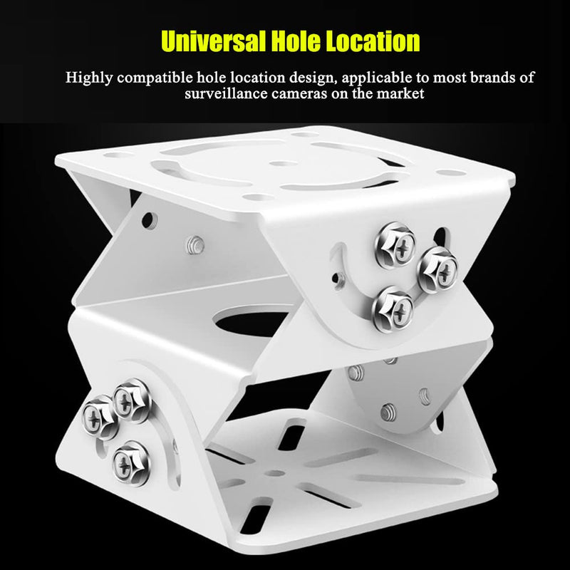 [Australia - AusPower] - FINXRoll CCTV Security Camera Universal Joint Mount, Monitoring Duckbill Holder Universal Joint Bracket Surveillance Security Camera Base Bracket for PTZ Dome Surveillance Camera 3-Axis Bracket 
