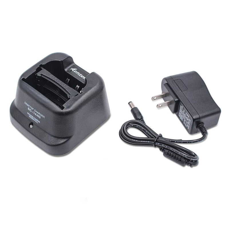 [Australia - AusPower] - BC-144N Charger Compatible for ICOM Radio IC- A6 IC-A24 IC-F3GT IC-F4GT IC-F30GT IC-F40GT IC-F11 IC-F21 IC- V8 IC-V82 IC-U82 BP-209N BP-210N BP-222N 