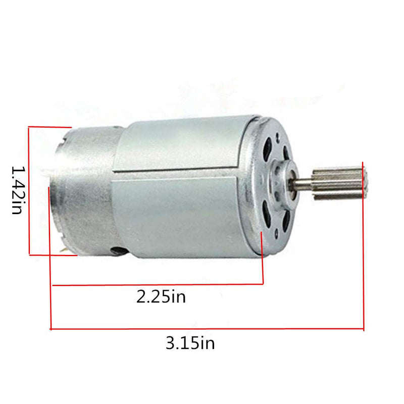 [Australia - AusPower] - weelye 2 Pcs Universal 550 20000RPM High Speed Electric Motor RS550 6V Motor Drive Engine Accessory for RC Car Children Ride on Toys Replacement Parts 