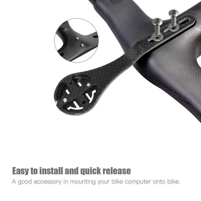 [Australia - AusPower] - VGEBY Bike Computer Mount, Carbon Fiber GPS Odometer Handlebar Holder Extension Mount for Garmin Bryton 