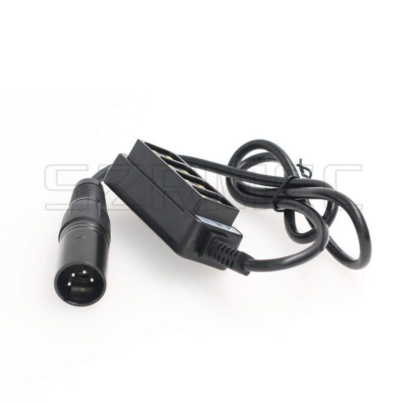 [Australia - AusPower] - SZRMCC Anton-Bauer Battery 4 Pin XLR to 4 Port D tap P Tap Splitter Cable for ARRI RED/TVLOGIC Camera 