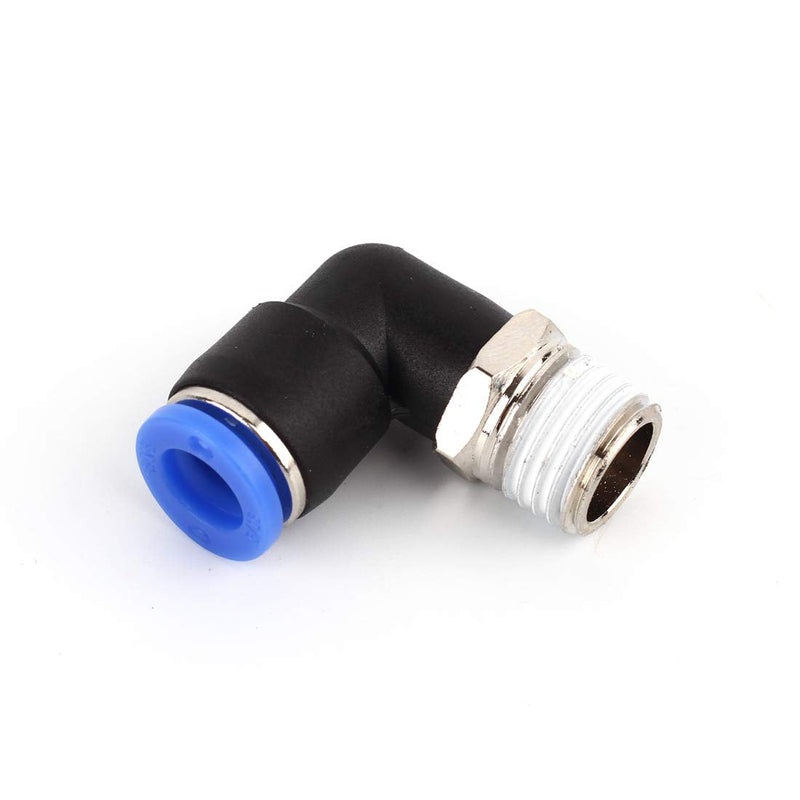 [Australia - AusPower] - SNS SPL5/16-N02 5/16"Tube OD x 1/4 NPT Male Elbow Nickel Plated Brass and Plastic Pneumatic Tube Fittings(10 PCS) SPL 