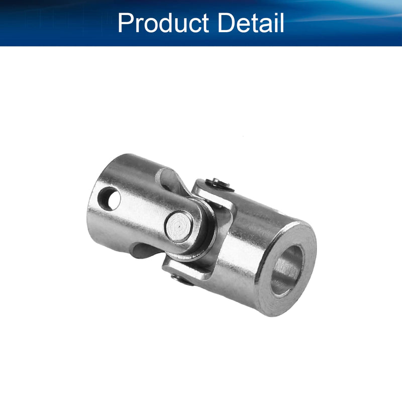 [Australia - AusPower] - Heyiarbeit 8mm to 10mm Single Steering Shaft Universal U Joint, Universal Joint Coupling Connector 1Pcs 8 x 10 1 Pcs 