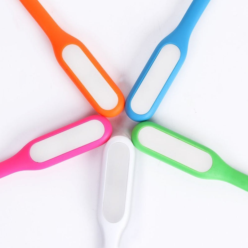 [Australia - AusPower] - GOSONO 5PCS Foldable random color Super Bright USB Led Light Mini Portable Flexible Book Light Reading Light for Mobile Power Computer Laptop 