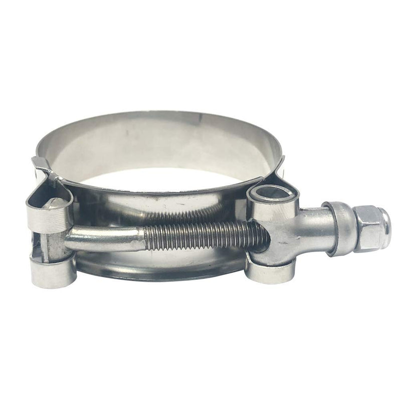 [Australia - AusPower] - ISPINNER 2 Pack 3 Inch Stainless Steel T-Bolt Hose Clamps, Clamp Range 83-91mm for 3" Hose ID, Pack of 2 3" Clamp Range 83-91mm (3.27" - 3.58") 